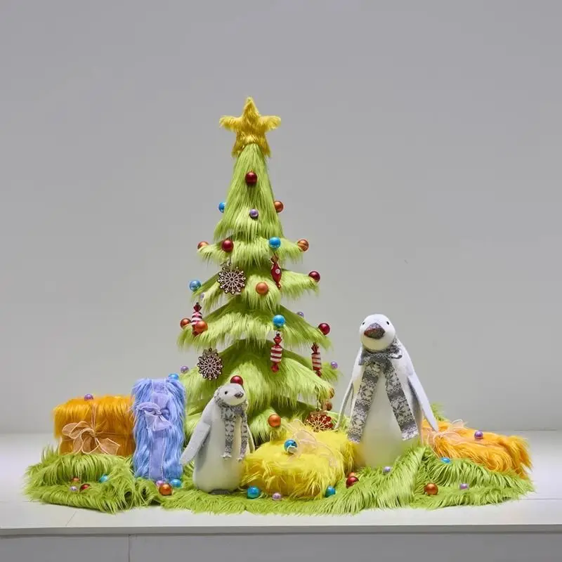 Creative window decoration scene arrangement Internet celebrity live stream winter clothing store plush ornament
Creative window decoration scene arrangement Internet celebrity live stream winter clothing store plush ornament