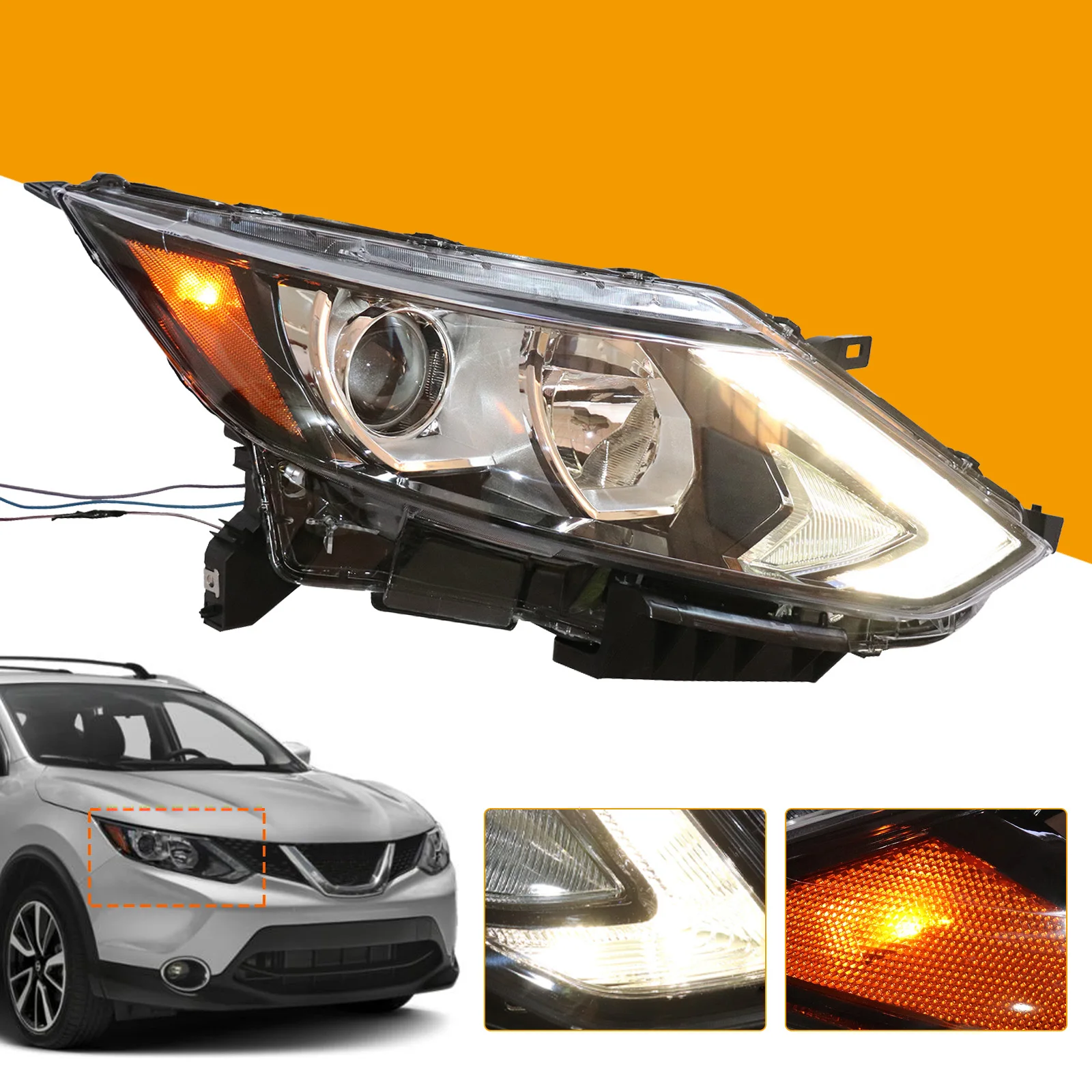 Галогенная фара в сборе, пассажир, правая сторона для 2017 2018 2019 Nissan Rogue Sport
Галогенная фара в сборе, пассажир, правая сторона для 2017 2018 2019 Nissan Rogue Sport