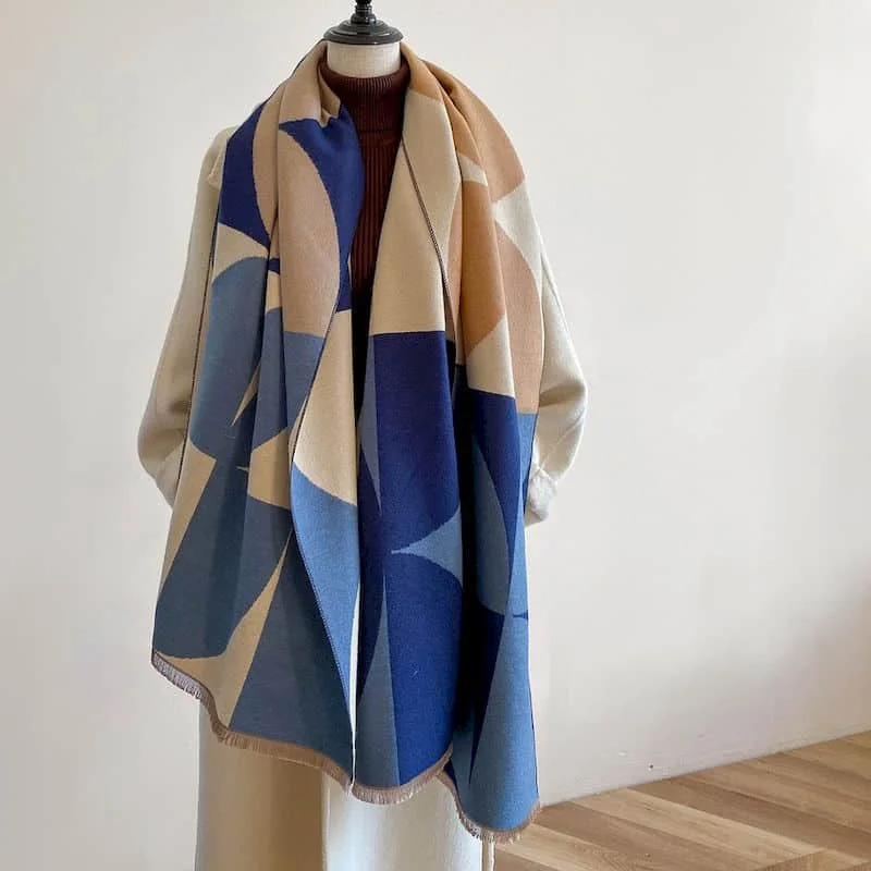 Scarf Women Luxury Vintage Contrasting Colors Cashmere-like Female Scarf Korean Style Warm Winter Pashmina Shawl
Scarf Women Luxury Vintage Contrasting Colors Cashmere-like Female Scarf Korean Style Warm Winter Pashmina Shawl