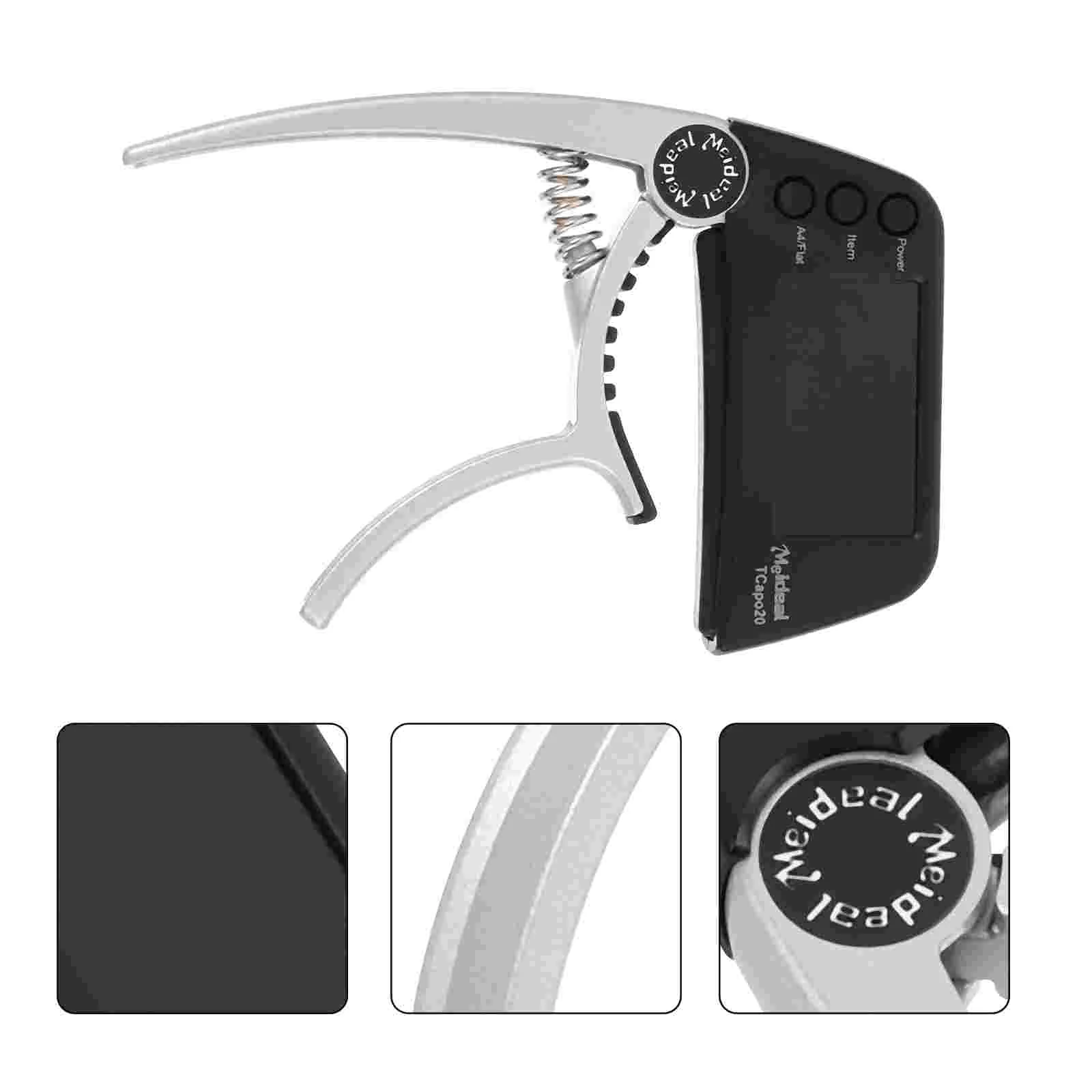 Bass Capo Electric Guitar Tuner Folk 2 in 1 Musical Instrument Tuning Aluminum Alloy
Bass Capo Electric Guitar Tuner Folk 2 in 1 Musical Instrument Tuning Aluminum Alloy