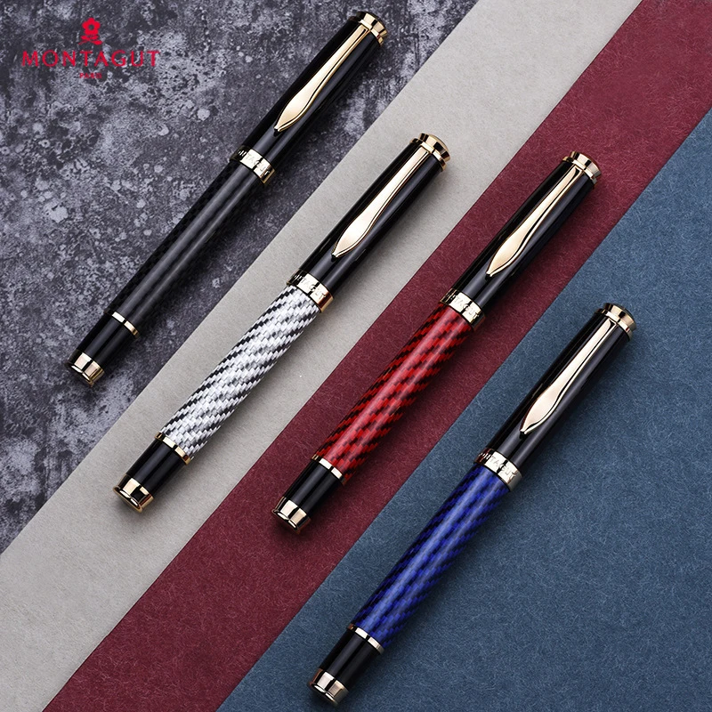Montagut Fashion Exquisite Carbon Fiber Roller Ball Pen Professional Super Smooth Multicolor For Choice Writing Pen W/Gift Box
Montagut Fashion Exquisite Carbon Fiber Roller Ball Pen Professional Super Smooth Multicolor For Choice Writing Pen W/Gift Box