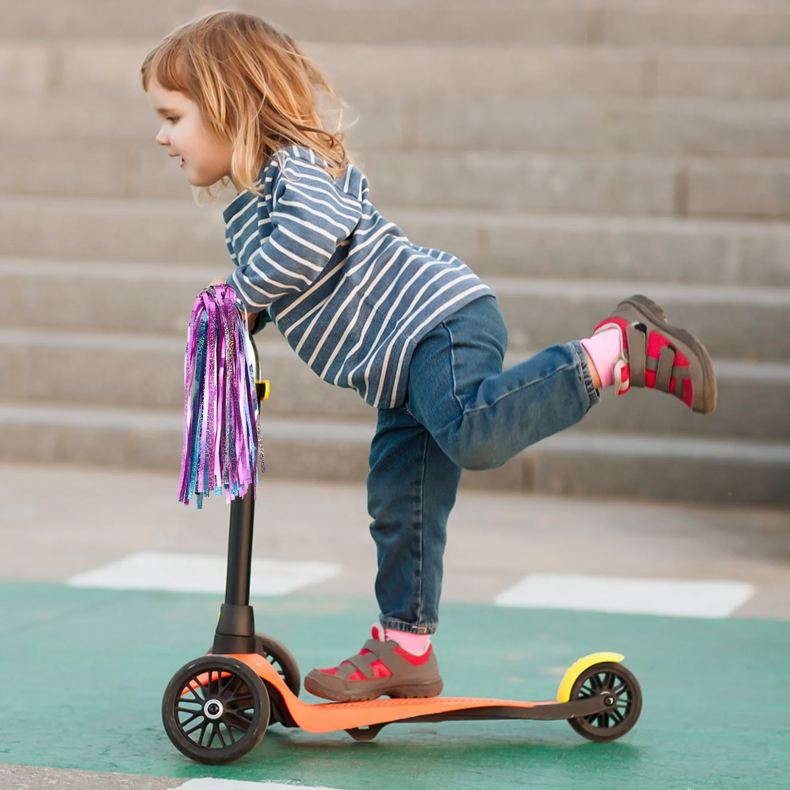 4Pcs Colorful Bike Streamers Kids Handlebar Tassels Bicycle Scooter Tricycle Accessories Handlebar Decoration Bike Tassels Girl
4Pcs Colorful Bike Streamers Kids Handlebar Tassels Bicycle Scooter Tricycle Accessories Handlebar Decoration Bike Tassels Girl