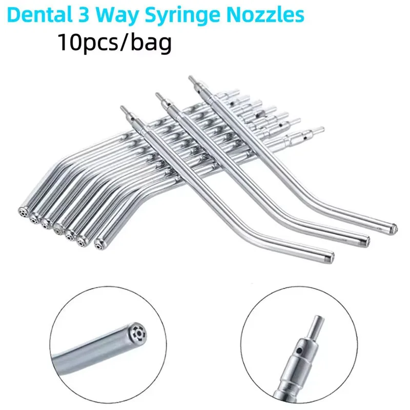 10 шт., стоматологические 3-ходовые насадки для шприцев, насадка для шприцев из нержавеющей стали для стоматологического 3-ходового шприца, распылитель воздуха и воды для отбеливания зубов
10 шт., стоматологические 3-ходовые насадки для шприцев, насадка для шприцев из нержавеющей стали для стоматологического 3-ходового шприца, распылитель воздуха и воды для отбеливания зубов