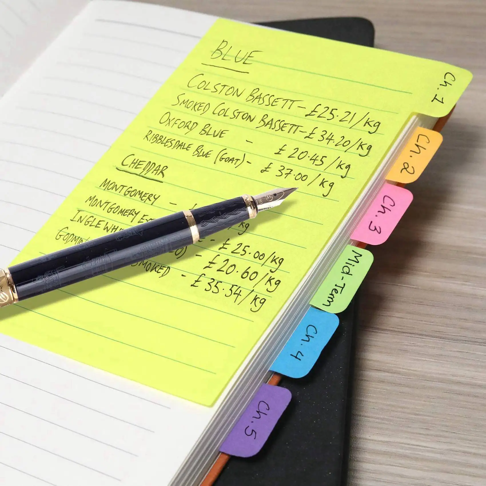 Sticky Notes Divider Sticky Notes Tabs ,Tabbed Self-Stick Lined Bright Colors Notepad, 4X6inch,4 Pcs 120 Index Notes
Sticky Notes Divider Sticky Notes Tabs ,Tabbed Self-Stick Lined Bright Colors Notepad, 4X6inch,4 Pcs 120 Index Notes
