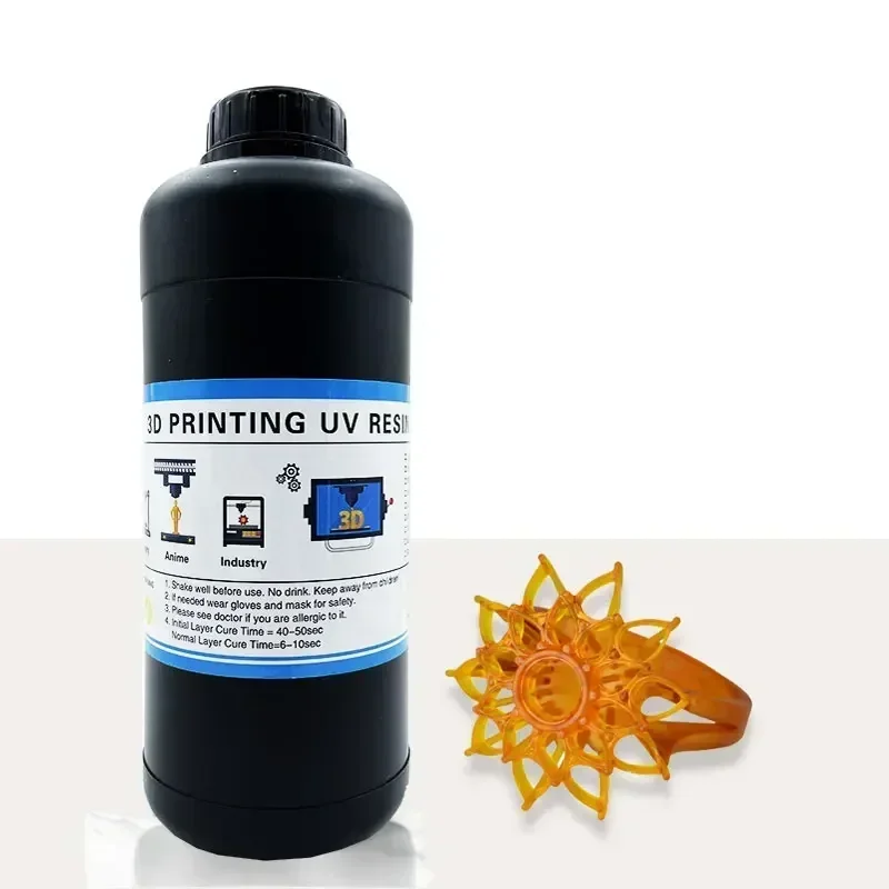 High Quality Red Wax UV Curable Liquid 405nm LCD/DLP Castable 3D Resins for Jewelry Printing / 1000g
High Quality Red Wax UV Curable Liquid 405nm LCD/DLP Castable 3D Resins for Jewelry Printing / 1000g