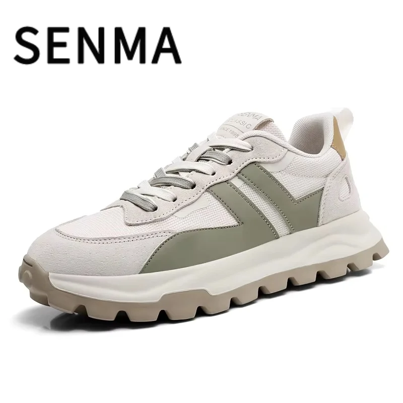 SENMA Men's Classic Sneakers Couple Trainers Running Shoe Thick Sole Increased Forrest Gump Shoes Light Casual Clunky Sneaker
SENMA Men's Classic Sneakers Couple Trainers Running Shoe Thick Sole Increased Forrest Gump Shoes Light Casual Clunky Sneaker