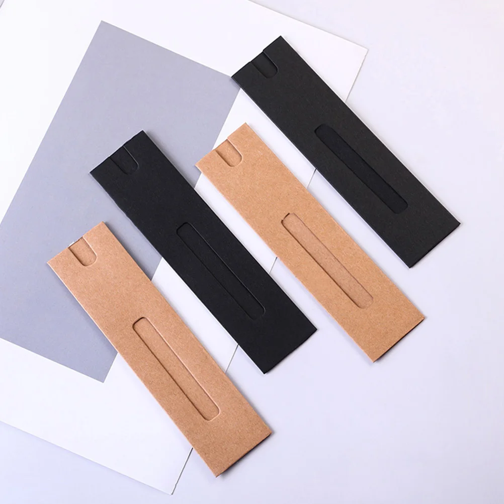 40pcs Kraft Paper Black Gift Pen Sleeve Packaging Pouch Stationery Holder Foldable Desk Pen Packaging Organizer
40pcs Kraft Paper Black Gift Pen Sleeve Packaging Pouch Stationery Holder Foldable Desk Pen Packaging Organizer