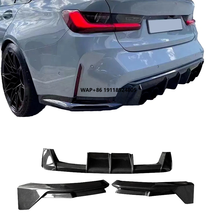 For G80 M3 G82 M4 2021+ Rear Diffuser Dry Carbon Fiber MP Style Bumper Lip Splitter Spoiler with Exhaust Cut-Outs New
For G80 M3 G82 M4 2021+ Rear Diffuser Dry Carbon Fiber MP Style Bumper Lip Splitter Spoiler with Exhaust Cut-Outs New