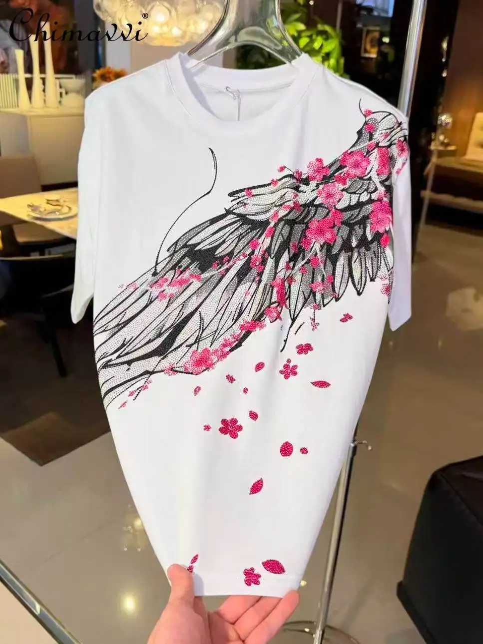 2026 Summer Fashion Trend Handsome Men's Tops Heavy Industry Diamond Round Neck Short Sleeve Loose Casual Versatile T-shirts Men
2026 Summer Fashion Trend Handsome Men's Tops Heavy Industry Diamond Round Neck Short Sleeve Loose Casual Versatile T-shirts Men