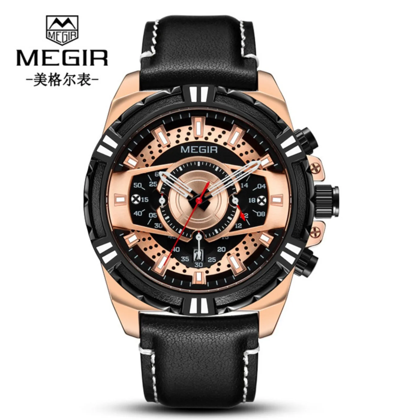 MEGIR Luxury Casual Men Watches Fashion Sports Military Wristwatch Calendar Luminous Quartz Chronograph Clock Montre Homme 2118
MEGIR Luxury Casual Men Watches Fashion Sports Military Wristwatch Calendar Luminous Quartz Chronograph Clock Montre Homme 2118