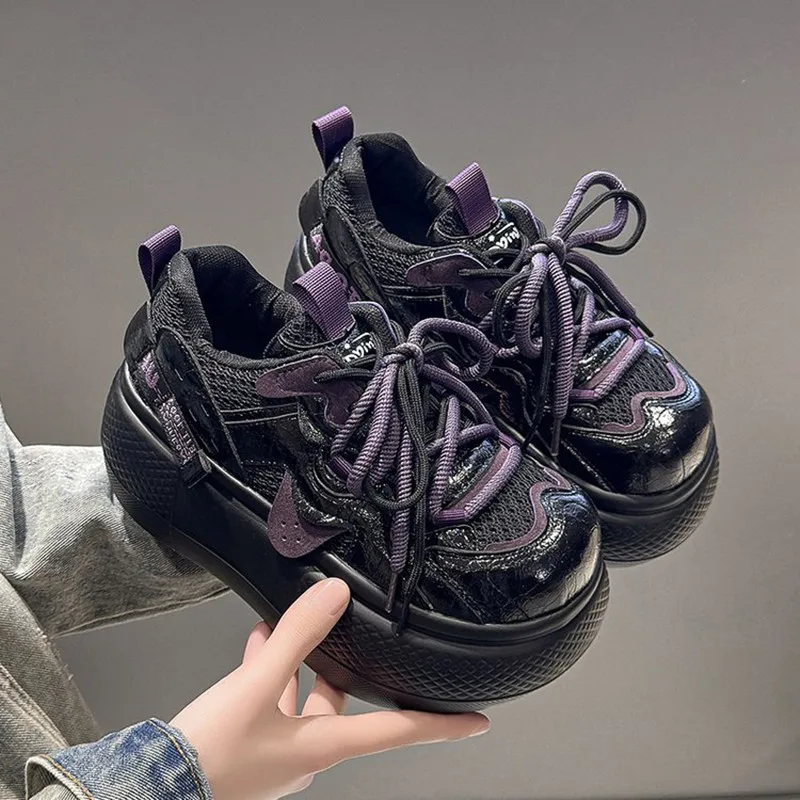 Womens 7.5CM Thick Bottom Breathable Sports Shoes 2026 Autumn New Style Casual High Toppling Slimming Mesh Outdoor Running Shoes
Womens 7.5CM Thick Bottom Breathable Sports Shoes 2026 Autumn New Style Casual High Toppling Slimming Mesh Outdoor Running Shoes