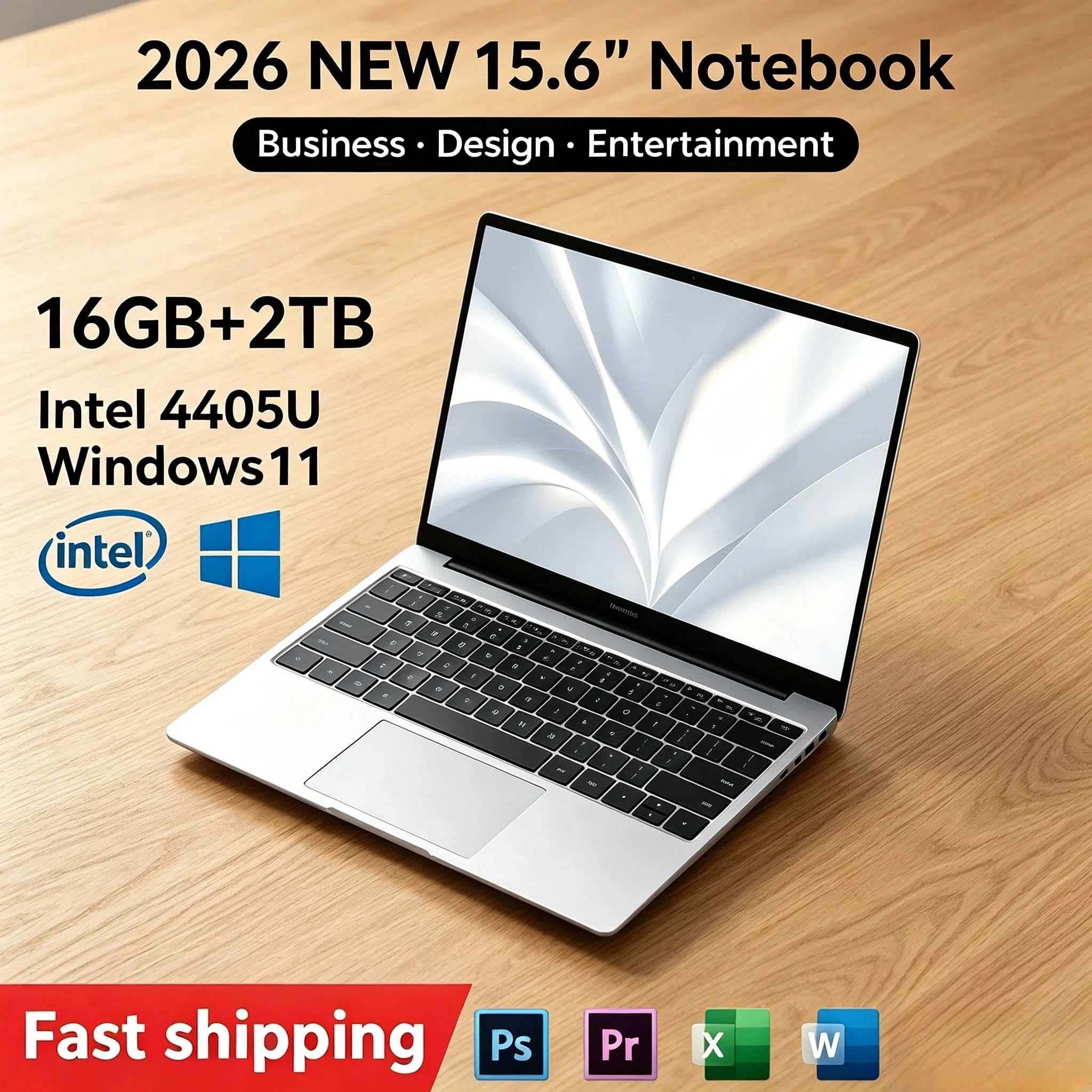 15.6 Inch Ultra Slim Laptop Windows 11 16GB 2TB SSD Gamer Notebook Intel 4405U 1920x1080 Display Office Study Gaming PC Gift Pro
15.6 Inch Ultra Slim Laptop Windows 11 16GB 2TB SSD Gamer Notebook Intel 4405U 1920x1080 Display Office Study Gaming PC Gift Pro