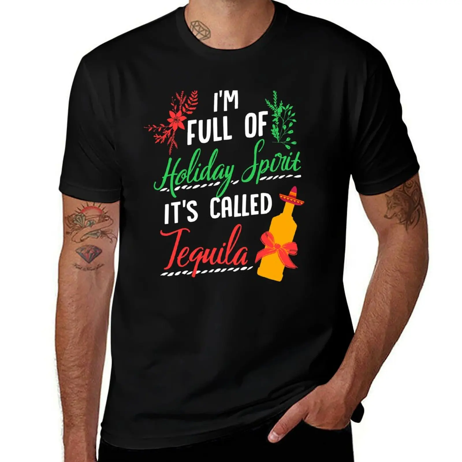 Im Full Of Holiday Spirit Tequila Christmas T-Shirt boys whites oversizeds workout shirts for men
Im Full Of Holiday Spirit Tequila Christmas T-Shirt boys whites oversizeds workout shirts for men