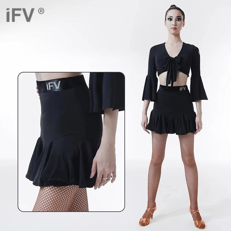 Customized IFV Latin Half Length Skirt with Insert Corner Velvet Performance Dress Large Swing Edge Art Exam Practice Dress
Customized IFV Latin Half Length Skirt with Insert Corner Velvet Performance Dress Large Swing Edge Art Exam Practice Dress