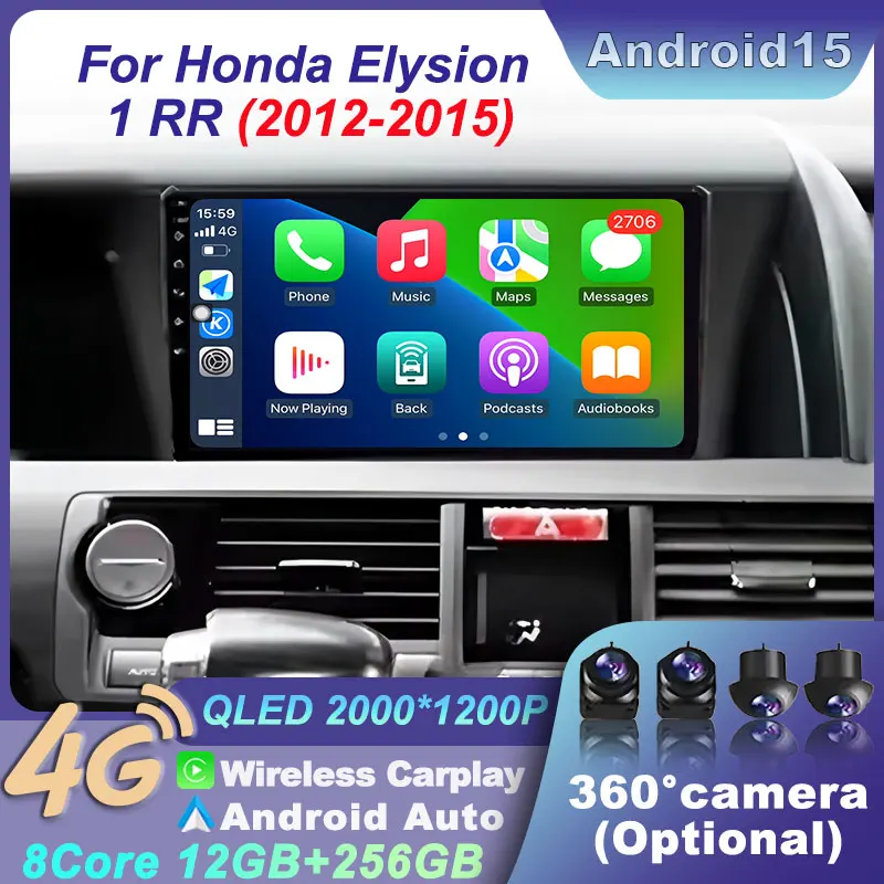 For Honda Elysion 1 RR 2012-2015 Android 15 Car Head Unit Stereo Radio Multimedia 4G Navigation Video Carplay Player GPS BT Auto
For Honda Elysion 1 RR 2012-2015 Android 15 Car Head Unit Stereo Radio Multimedia 4G Navigation Video Carplay Player GPS BT Auto