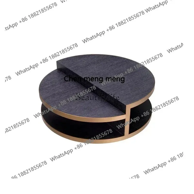 New style Italian light luxury round coffee table living room home personalized multi-layer art table ss 8617
New style Italian light luxury round coffee table living room home personalized multi-layer art table ss 8617