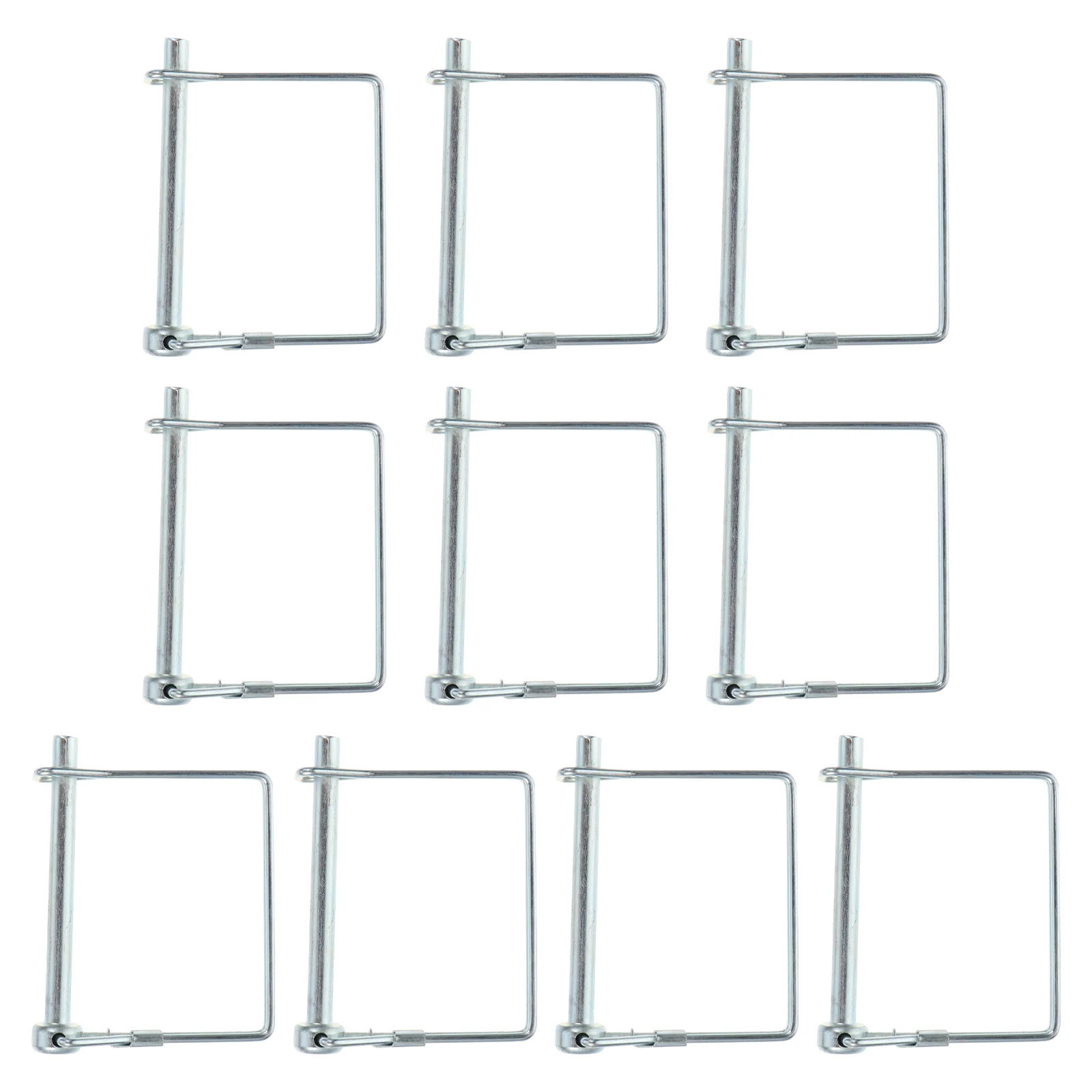 10pcs Square Retainer Wire Clips High Strength Carbon Steel Durable Shaft Locking Pins Quick Release Coupler Trailer Truck Boat
10pcs Square Retainer Wire Clips High Strength Carbon Steel Durable Shaft Locking Pins Quick Release Coupler Trailer Truck Boat