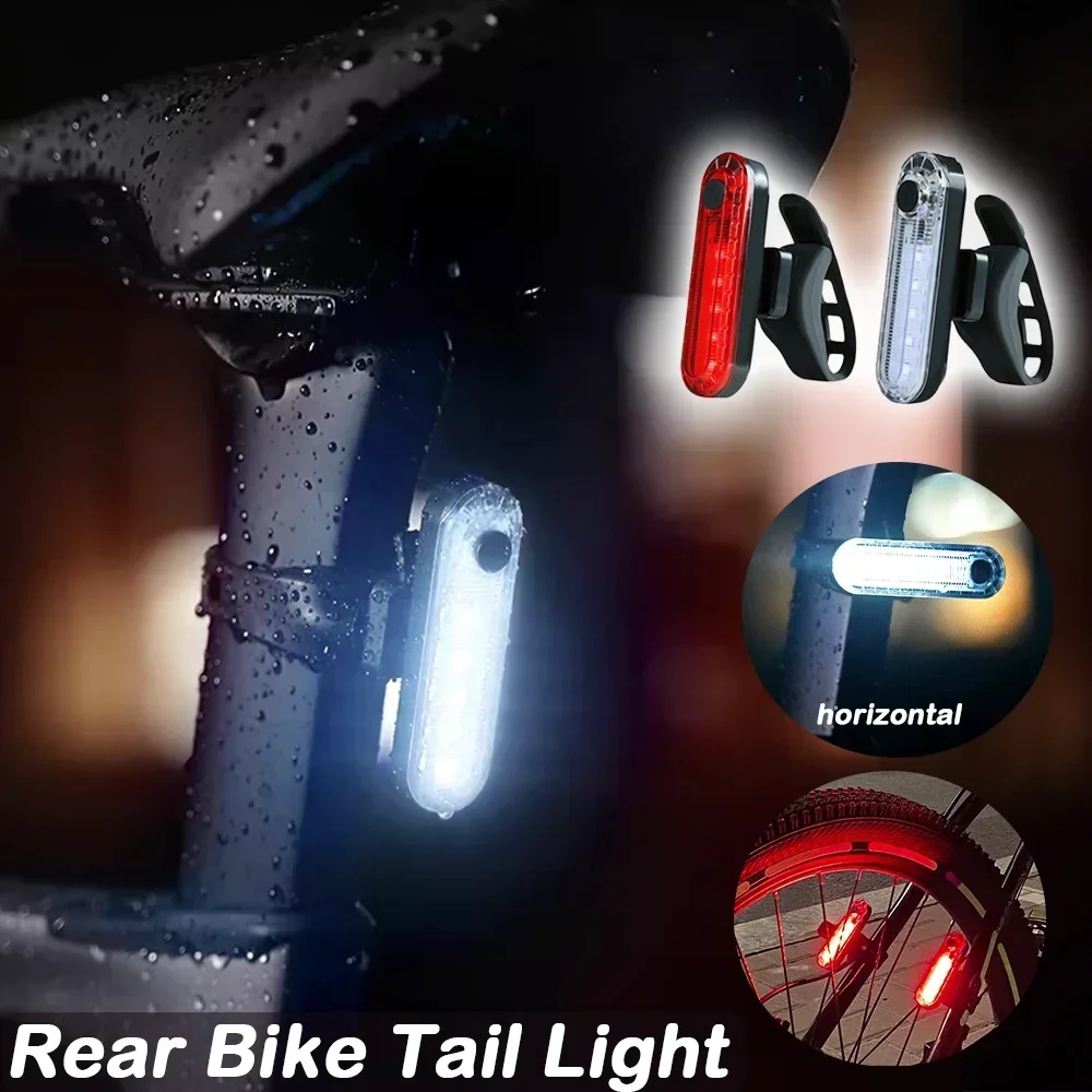 Rear Bike Tail Lights Highlight USB Charging Taillight Night Cycling Safety MTB Road Bicycle Warning Lamp Bicycle Accessories
Rear Bike Tail Lights Highlight USB Charging Taillight Night Cycling Safety MTB Road Bicycle Warning Lamp Bicycle Accessories