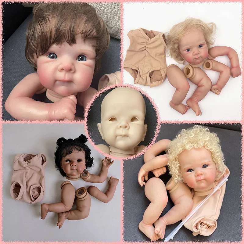 Already Painted Kits/Un painted Kit Reborn Bettie Doll Kit 18Inch Lifelike Soft Touch Fresh Color DIY Doll Parts with Cloth Body
Already Painted Kits/Un painted Kit Reborn Bettie Doll Kit 18Inch Lifelike Soft Touch Fresh Color DIY Doll Parts with Cloth Body