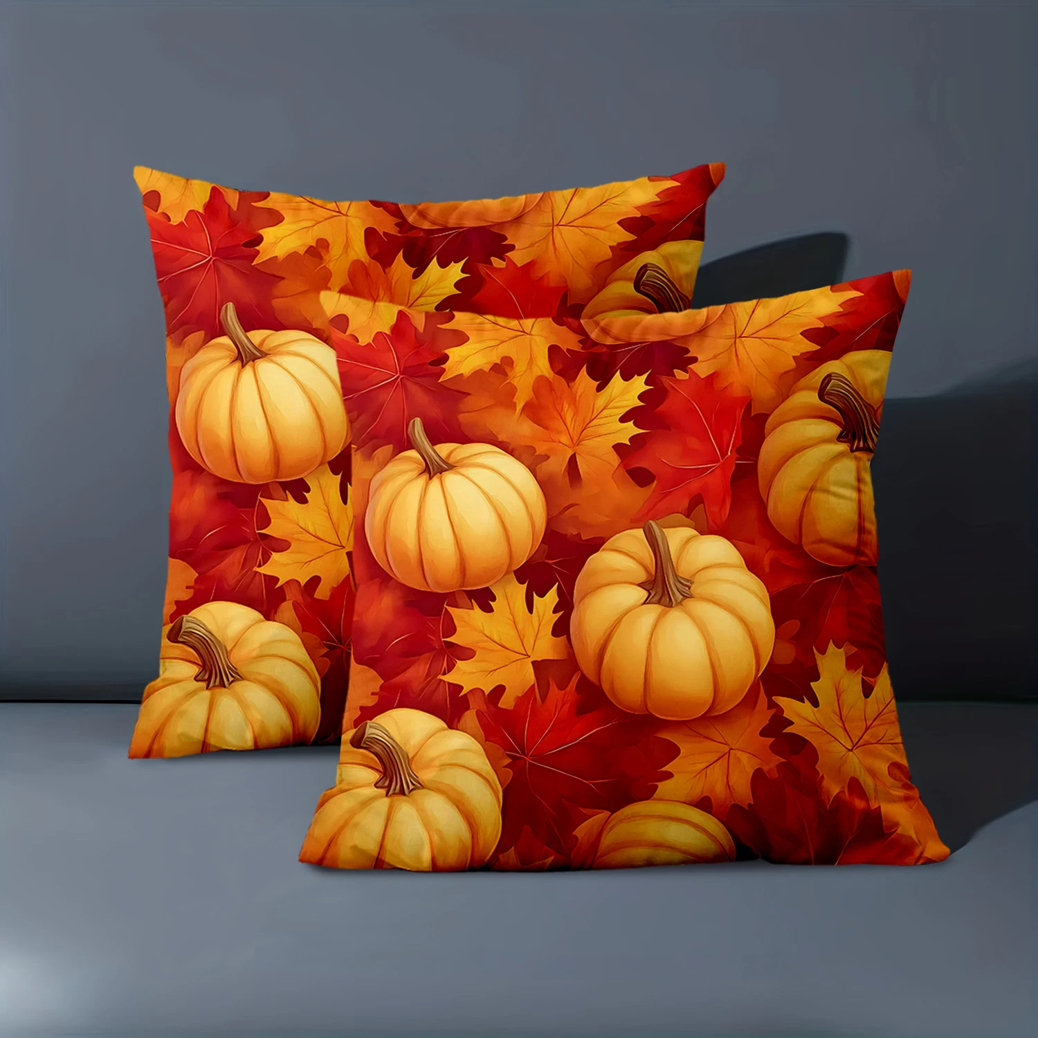 1 Pieces - 2D flat printing Autumn Pumpkins And Maple Leaf Pattern Pillows Polyester pillowcase, sofa decorative cushion cov
1 Pieces - 2D flat printing Autumn Pumpkins And Maple Leaf Pattern Pillows Polyester pillowcase, sofa decorative cushion cov