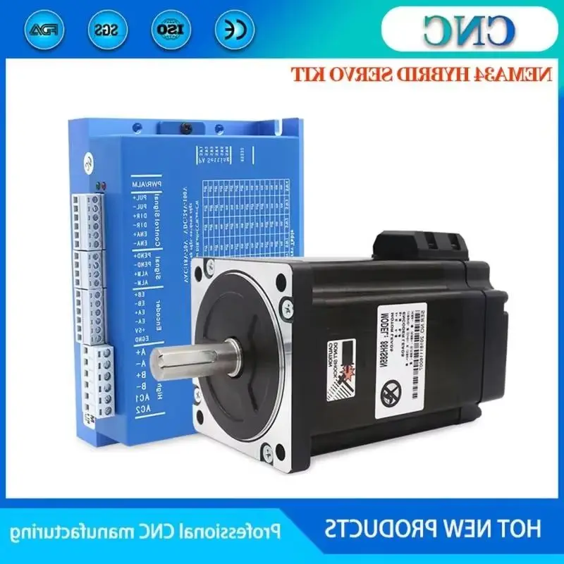 Nema 34 12.5NM 8.5NM 4.5NM closed loop kit Hybird servo drive HBS86H 86 2-phase stepper motor
Nema 34 12.5NM 8.5NM 4.5NM closed loop kit Hybird servo drive HBS86H 86 2-phase stepper motor