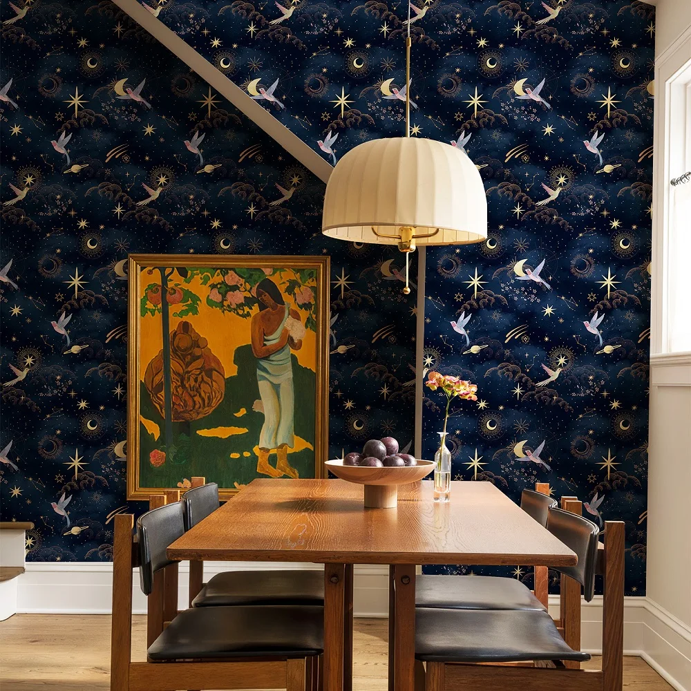 Самоклеящиеся обои мечтательного звездного неба, обои для украшения дома, спальни, ПВХ, водонепроницаемые съемные наклейки на стену для мебели 
Самоклеящиеся обои мечтательного звездного неба, обои для украшения дома, спальни, ПВХ, водонепроницаемые съемные наклейки на стену для мебели