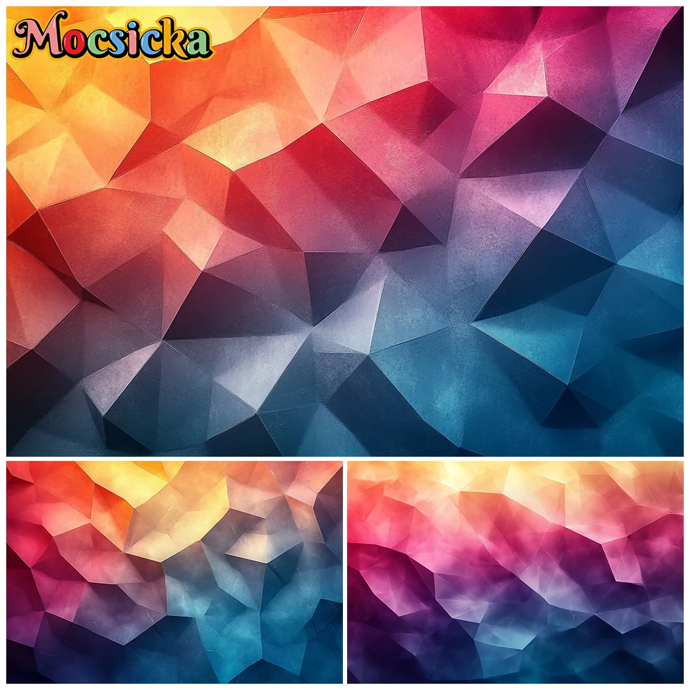 Mocsicka Colorful Art Photography Wall Background Studio Abstract Gradient Color Geometric Pattern Flooring Decor Photo Backdrop
Mocsicka Colorful Art Photography Wall Background Studio Abstract Gradient Color Geometric Pattern Flooring Decor Photo Backdrop