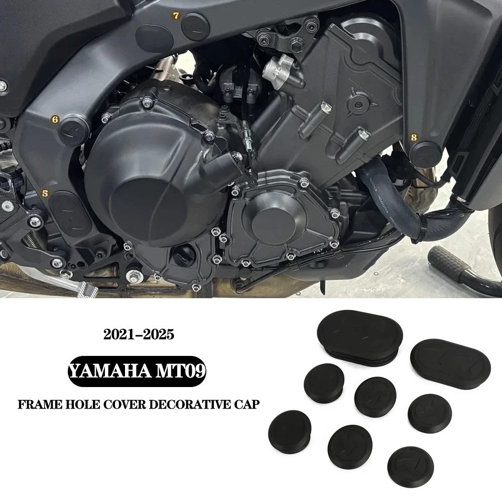 For YAMAHA MT09 MT 09 MT-09 SP 2021 2022 2023 2024 2025 Motorcycle Frame Hole Cover Caps Plug Decorative Frame Cap Set MT09 SP
For YAMAHA MT09 MT 09 MT-09 SP 2021 2022 2023 2024 2025 Motorcycle Frame Hole Cover Caps Plug Decorative Frame Cap Set MT09 SP