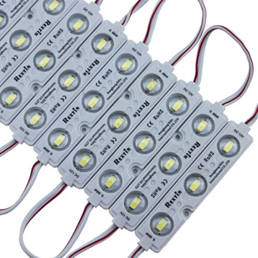 Super Bright 200pcs 3 LED Module 5630 5730 SMD 40-45LM Per led Waterproof Decorative Light for Letter Sign Advertising Signs wi
Super Bright 200pcs 3 LED Module 5630 5730 SMD 40-45LM Per led Waterproof Decorative Light for Letter Sign Advertising Signs wi