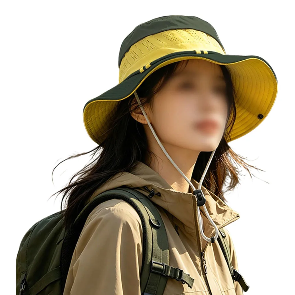Unisex Quick Dry Color Block Fisherman Hat With Adjustable Drawstring For Outdoor Fishing Hiking Camping Sun Protection Cap
Unisex Quick Dry Color Block Fisherman Hat With Adjustable Drawstring For Outdoor Fishing Hiking Camping Sun Protection Cap