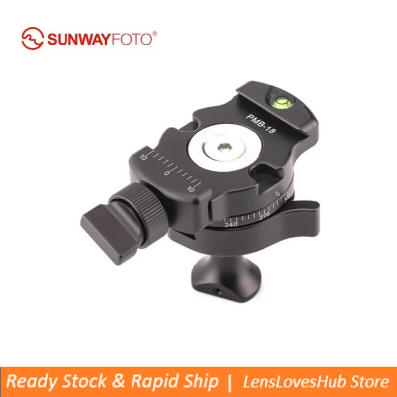 Шаровая головка SUNWAYPHOTO PMB-18 (инвертированная) - нагрузка до 5 кг, вес 123 г, алюминий, 80x58 мм, крепежный винт UNC 1/4 дюйма, идеально подходит для путешествий
Шаровая головка SUNWAYPHOTO PMB-18 (инвертированная) - нагрузка до 5 кг, вес 123 г, алюминий, 80x58 мм, крепежный винт UNC 1/4 дюйма, идеально подходит для путешествий