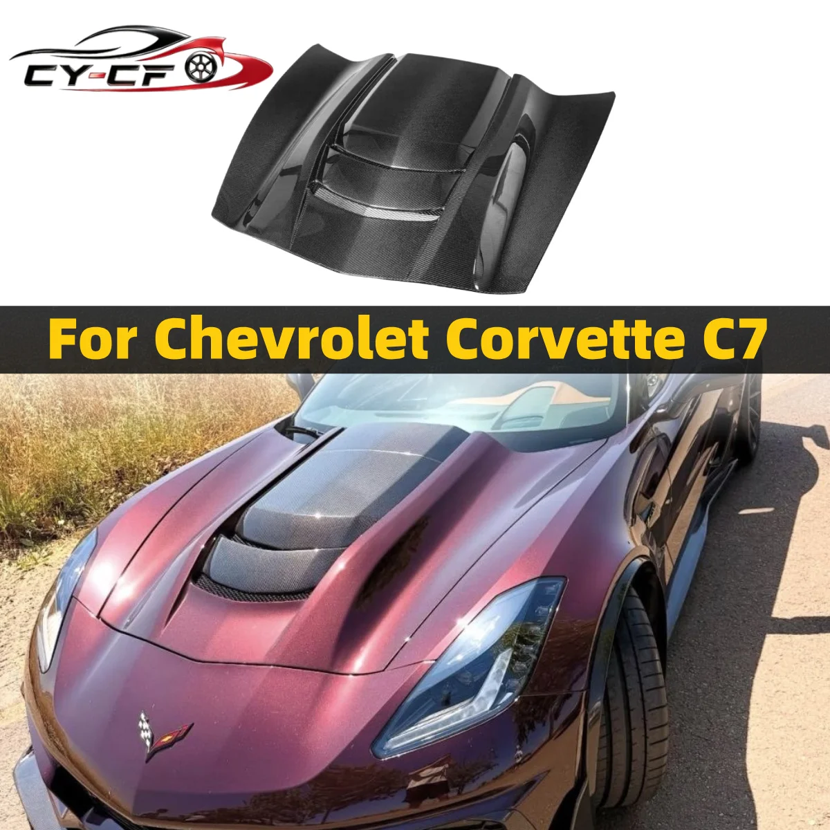 For Corvette C7 ZR1 14-19 High-Quality Engine Hood Real Carbon Fiber/FRP Upgrade Modification Front Engine Hood Bonnet Covers
For Corvette C7 ZR1 14-19 High-Quality Engine Hood Real Carbon Fiber/FRP Upgrade Modification Front Engine Hood Bonnet Covers