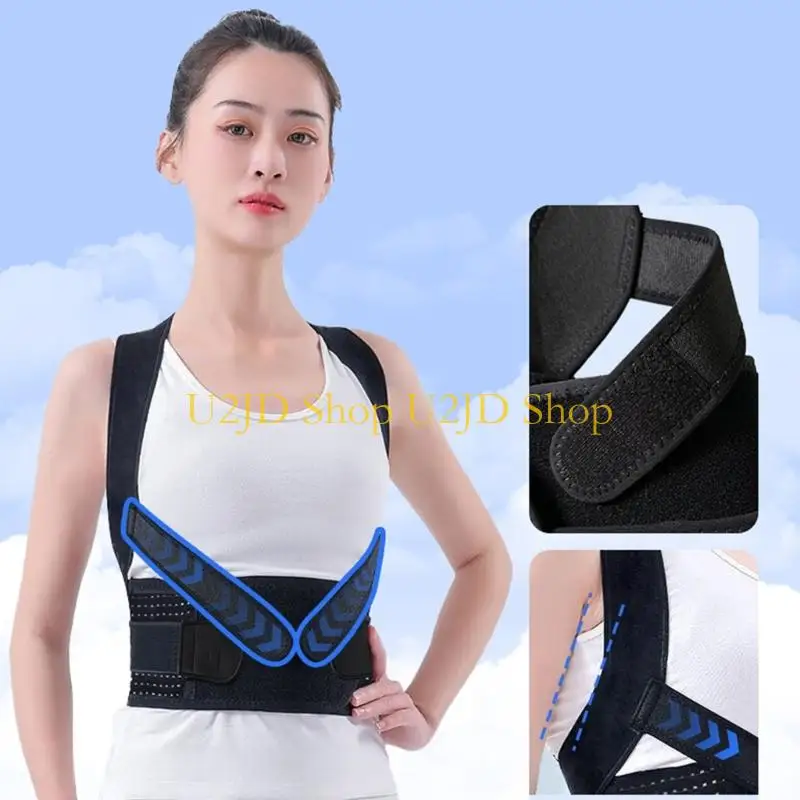 U2JD Adjustable Upper Back Support Belt Corrects Postures Relieves Shoulder
U2JD Adjustable Upper Back Support Belt Corrects Postures Relieves Shoulder
