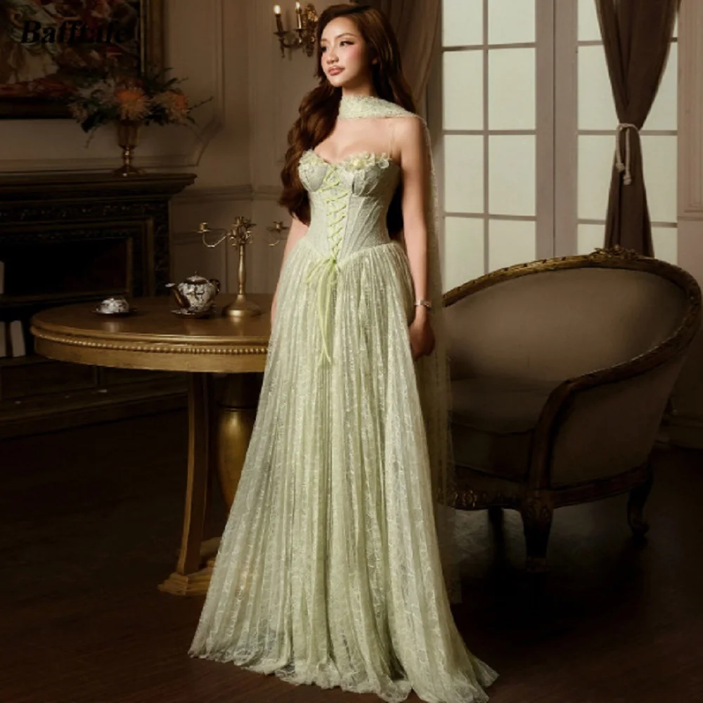 Bafftafe мятно-зеленые кружевные вечерние платья для выпускного вечера по индивидуальному заказу, корсет с запахом, женское вечернее платье, платья знаменитостей с красной ковровой дорожкой 2026
Bafftafe мятно-зеленые кружевные вечерние платья для выпускного вечера по индивидуальному заказу, корсет с запахом, женское вечернее платье, платья знаменитостей с красной ковровой дорожкой 2026