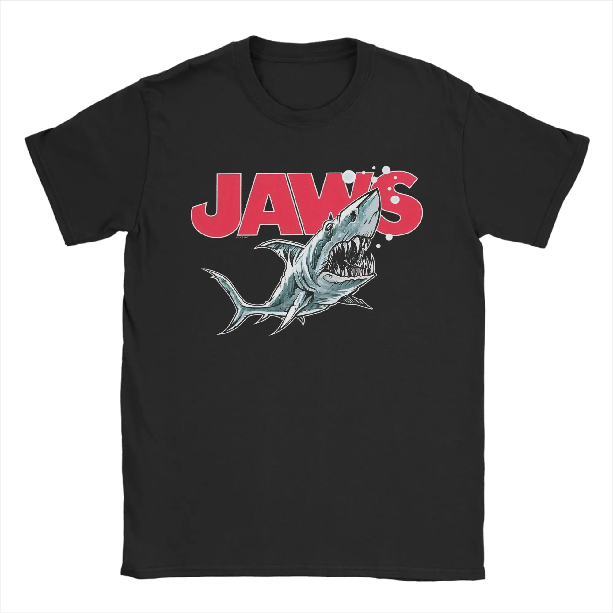 Jaws The Shark Men T Shirts Crazy Tees Short Sleeve Crewneck T-Shirts Cotton Printed Clothing
Jaws The Shark Men T Shirts Crazy Tees Short Sleeve Crewneck T-Shirts Cotton Printed Clothing