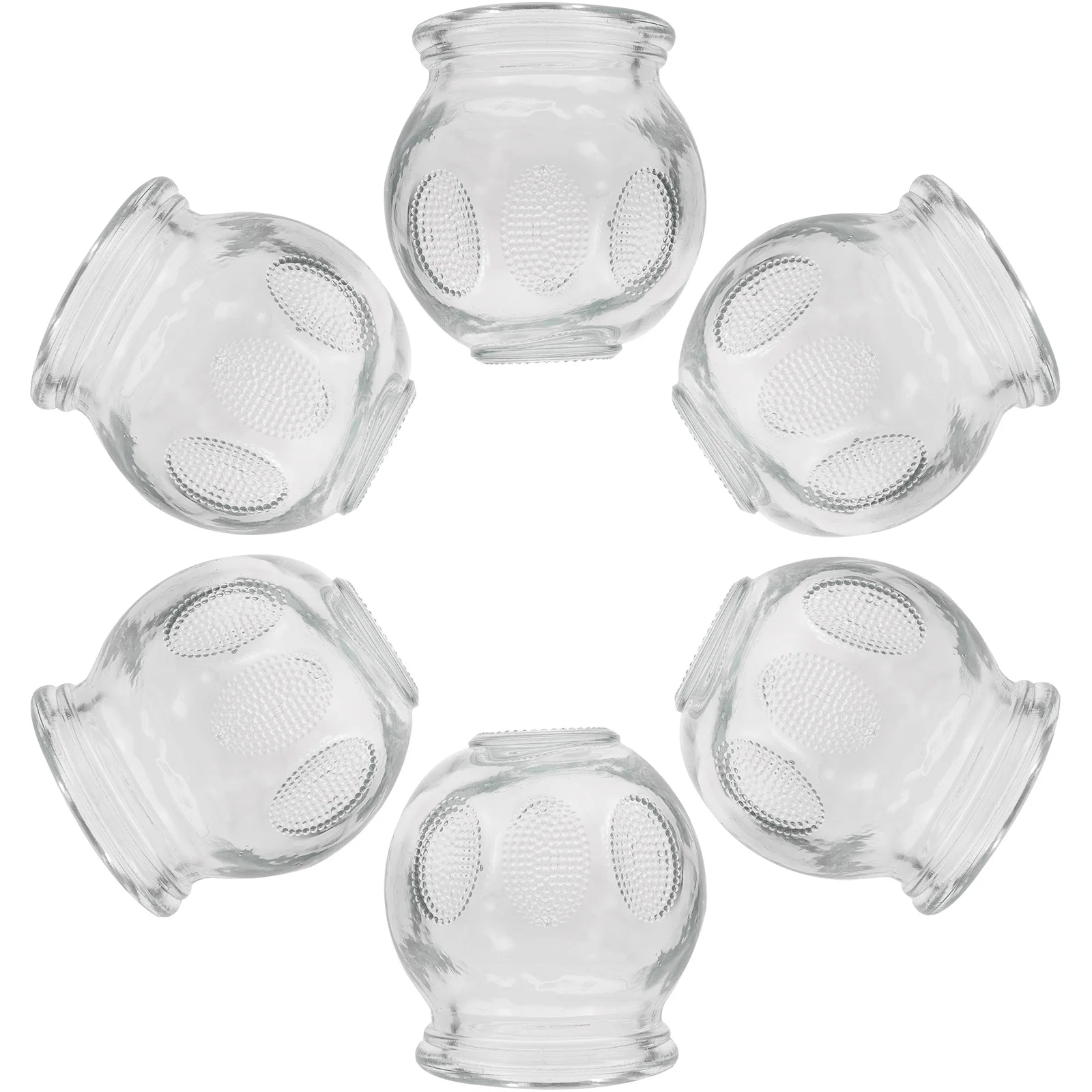6 Pcs Cupping Cups for Face Equipment Drinking Machine Scraping and Glass Fire Tool Mugs
6 Pcs Cupping Cups for Face Equipment Drinking Machine Scraping and Glass Fire Tool Mugs