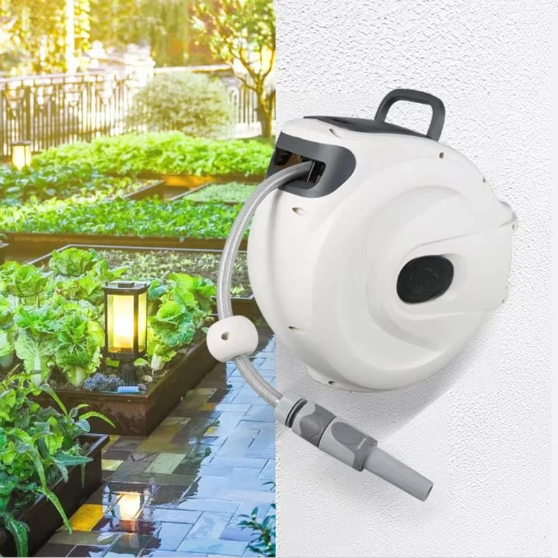 100ft Automatic Retractable Garden Hose Pipe Reel Metal Reel Garden Hose Industrial Water Hose Reels
100ft Automatic Retractable Garden Hose Pipe Reel Metal Reel Garden Hose Industrial Water Hose Reels