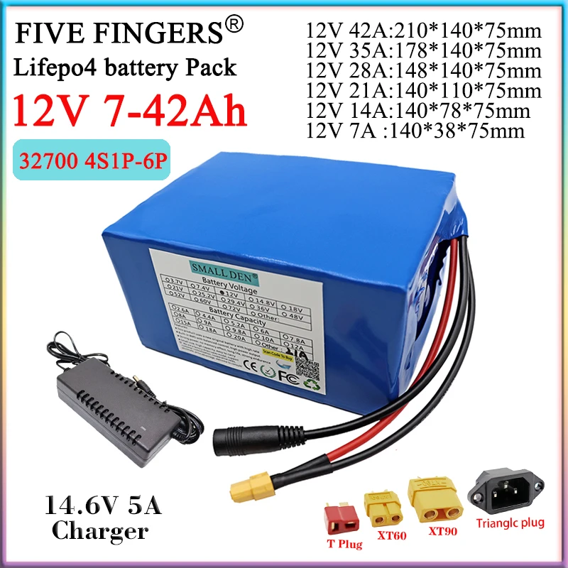 32700 New 12V 7Ah 14Ah 21Ah 28Ah 35Ah 42Ah Lifepo4 battery Pack 4S1P-6P Built-in BMS For 12.8V Power Supply Kid Toys +5A Charger
32700 New 12V 7Ah 14Ah 21Ah 28Ah 35Ah 42Ah Lifepo4 battery Pack 4S1P-6P Built-in BMS For 12.8V Power Supply Kid Toys +5A Charger