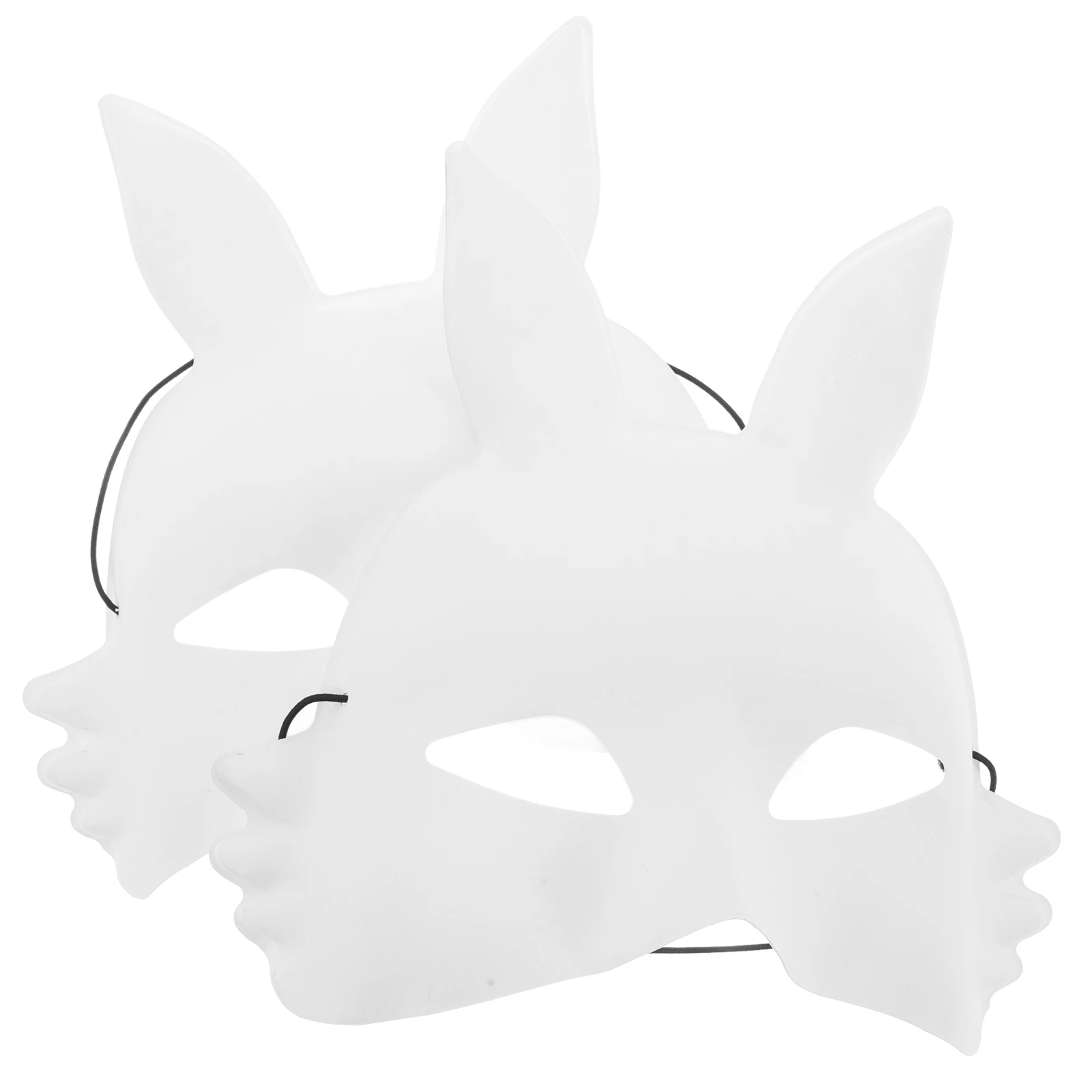2pcs Blank Rabbit Mask PVC White Matte DIY Bunny Masquerade Halloween Costume Props Kids Party Accessories Toy
2pcs Blank Rabbit Mask PVC White Matte DIY Bunny Masquerade Halloween Costume Props Kids Party Accessories Toy