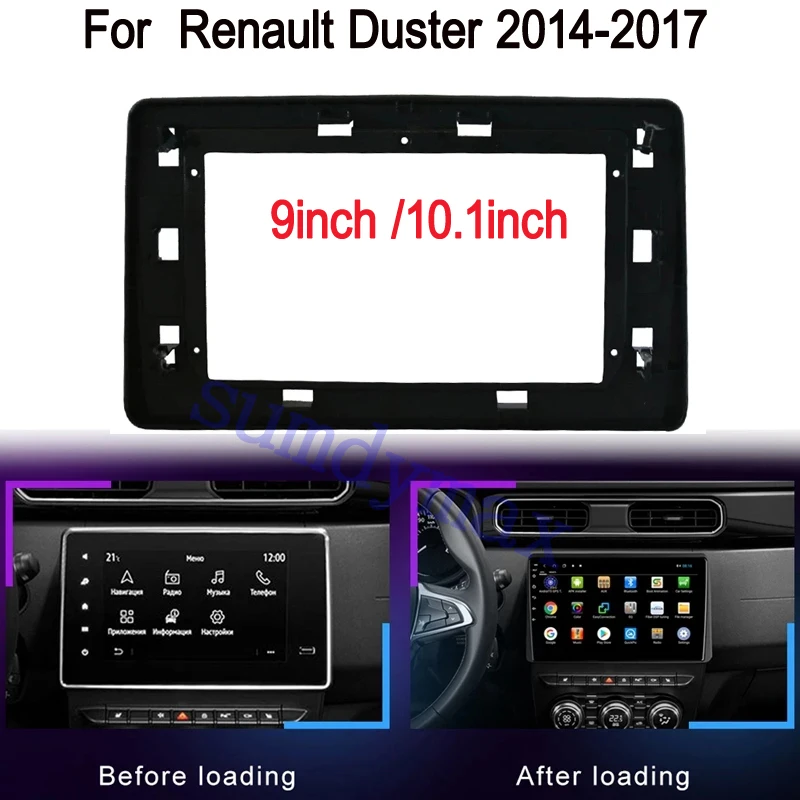Двойная Рама для автомобильного радио 9 дюймов для Renault Duster Arkana 2014-2018 10,1 дюйма, комплект для приборной панели с GPS-навигацией, DVD, радио, фотопанель
Двойная Рама для автомобильного радио 9 дюймов для Renault Duster Arkana 2014-2018 10,1 дюйма, комплект для приборной панели с GPS-навигацией, DVD, радио, фотопанель