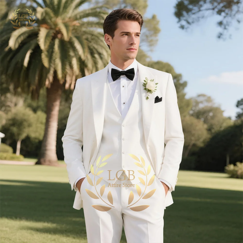 3-Piece Men’s Gentleman Wedding Suit Blazer Vest Pants Slim Fit for Party Cocktail Birthday Hosting Events
3-Piece Men’s Gentleman Wedding Suit Blazer Vest Pants Slim Fit for Party Cocktail Birthday Hosting Events