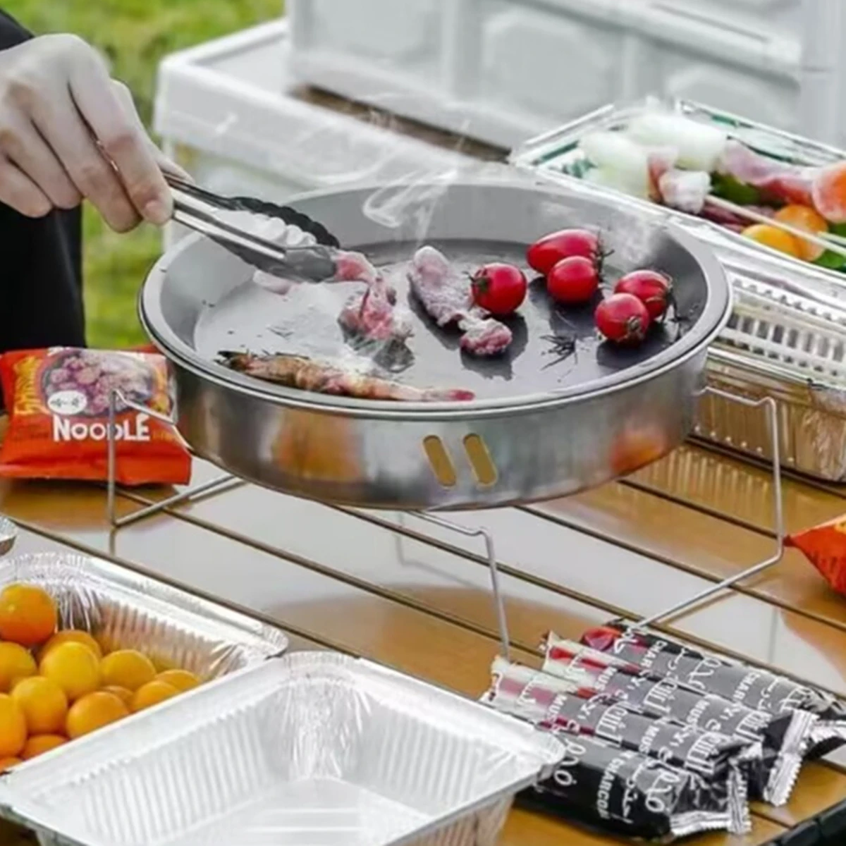 Camping Barbecue Grill Disposable Grill Picnic Stove Portable Household Outdoor Fruit Charcoal Smokeless Grill Charcoal
Camping Barbecue Grill Disposable Grill Picnic Stove Portable Household Outdoor Fruit Charcoal Smokeless Grill Charcoal