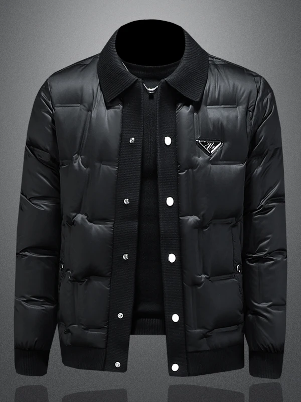 Мужская пуховая куртка премиум-класса с воротником-стойкой, модный бренд, теплая, новинка зимы 2025, повседневная, белая, с наполнителем из перьев, верхняя одежда
Мужская пуховая куртка премиум-класса с воротником-стойкой, модный бренд, теплая, новинка зимы 2025, повседневная, белая, с наполнителем из перьев, верхняя одежда