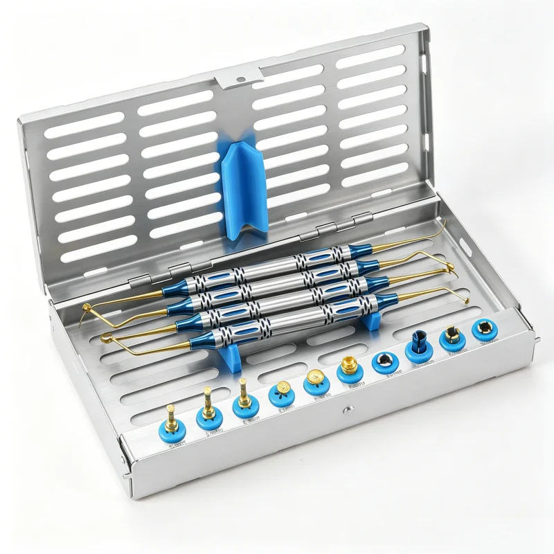 Dental Sinus Lifting Kit – Tooth Elevator, Implant Drills Stoppers, Implant Surgery Tool Set
Dental Sinus Lifting Kit – Tooth Elevator, Implant Drills Stoppers, Implant Surgery Tool Set