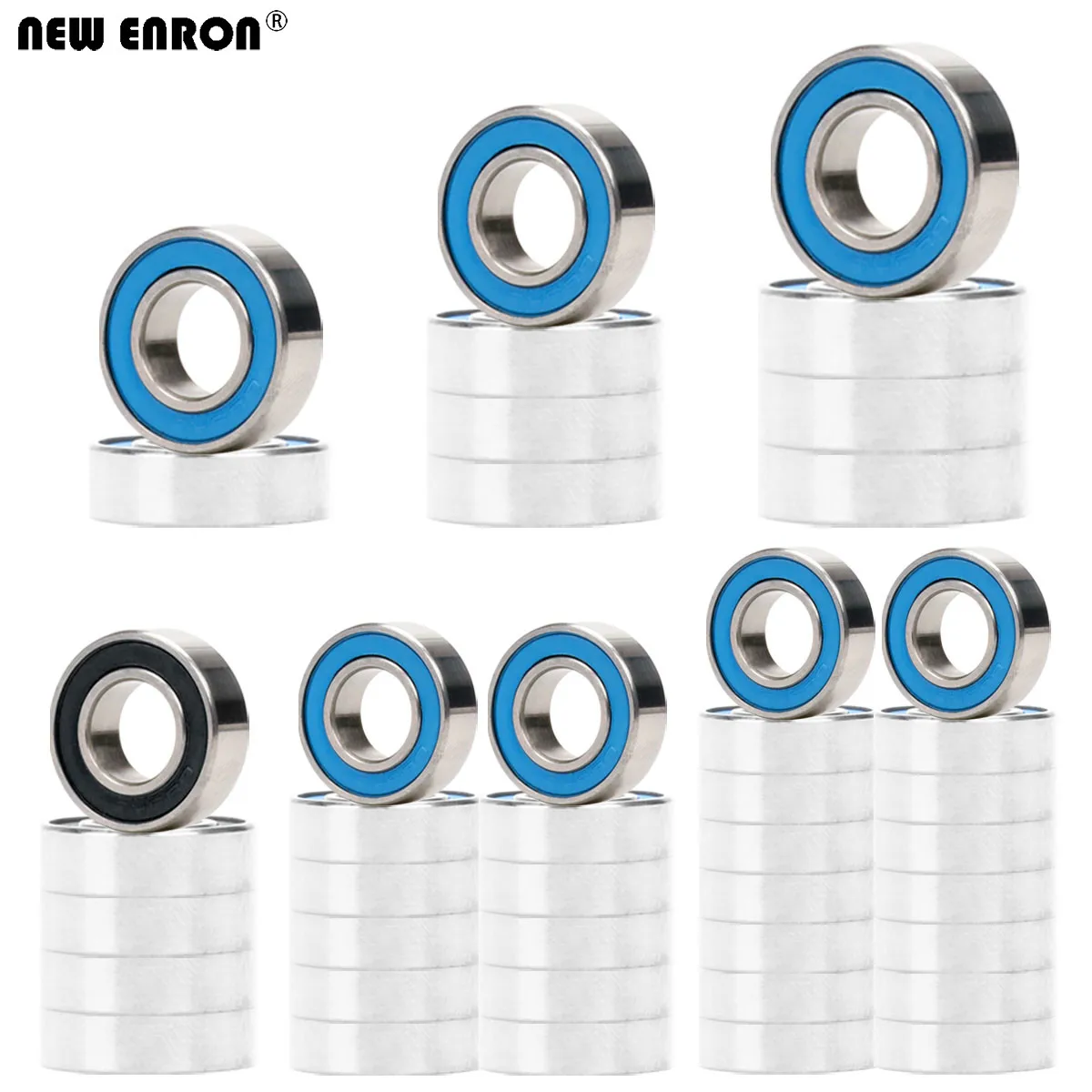 43Pcs Blue Ball Bearing Metric Rubber Sealed on Two Sides RC Car FIT For Rc car Summit KIT 52100 Chrome Steel traxxas trx4
43Pcs Blue Ball Bearing Metric Rubber Sealed on Two Sides RC Car FIT For Rc car Summit KIT 52100 Chrome Steel traxxas trx4