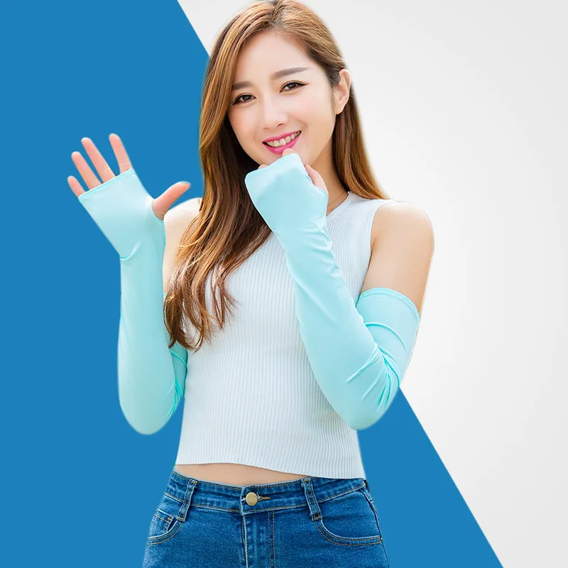 Summer Ice Silk Outdoor Sun Protection Sleeves Loose Solid Color Versatile Arm Sleeves With Fingers For Motorcycle Cycling
Summer Ice Silk Outdoor Sun Protection Sleeves Loose Solid Color Versatile Arm Sleeves With Fingers For Motorcycle Cycling