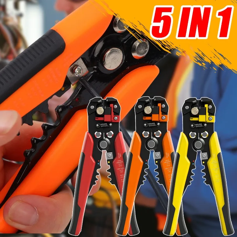 Многофункциональные профессиональные плоскогубцы для электрика 5 в 1, обжимной инструмент для зачистки проводов, высокоточный ручной инструмент
Многофункциональные профессиональные плоскогубцы для электрика 5 в 1, обжимной инструмент для зачистки проводов, высокоточный ручной инструмент
