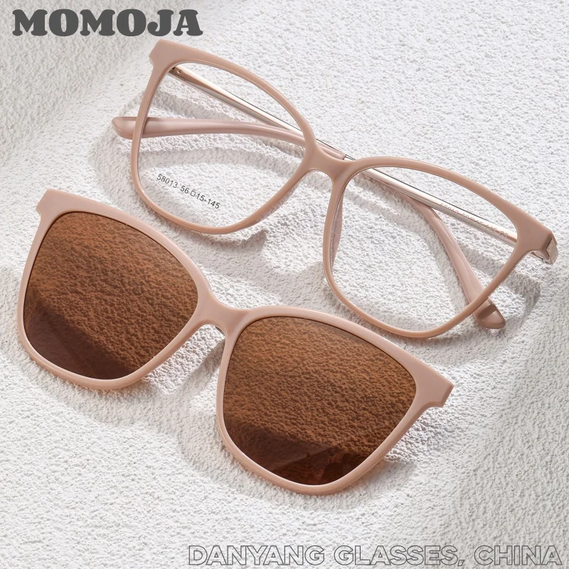 MOMOJA 2026 Women Fashion Elegant Cat Eye Eyeglasses Frame High Quality Magnetic Clip On Polarized Sunglasses Eyeglasses 58013
MOMOJA 2026 Women Fashion Elegant Cat Eye Eyeglasses Frame High Quality Magnetic Clip On Polarized Sunglasses Eyeglasses 58013