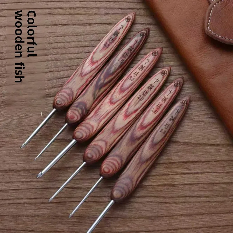 Seven Needles Square Color Wood Wood Fish Seventh Generation Needle Finished Crochet, Crocheting Tools Hand-woven Wool Handle
Seven Needles Square Color Wood Wood Fish Seventh Generation Needle Finished Crochet, Crocheting Tools Hand-woven Wool Handle
