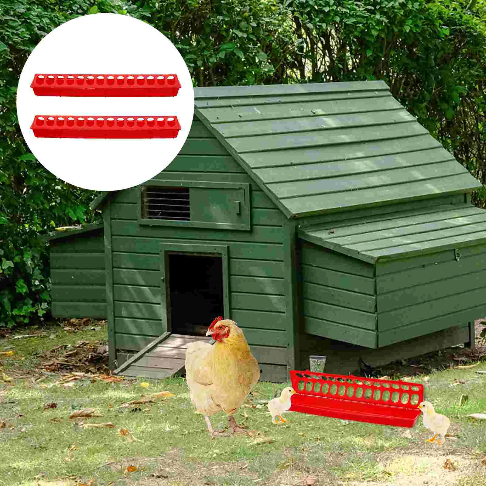 2 Pcs Food Containers Pigeon Box Plastic Cage Feeder Bird Supplies Accessories Red Anti-spatter Troughs
2 Pcs Food Containers Pigeon Box Plastic Cage Feeder Bird Supplies Accessories Red Anti-spatter Troughs